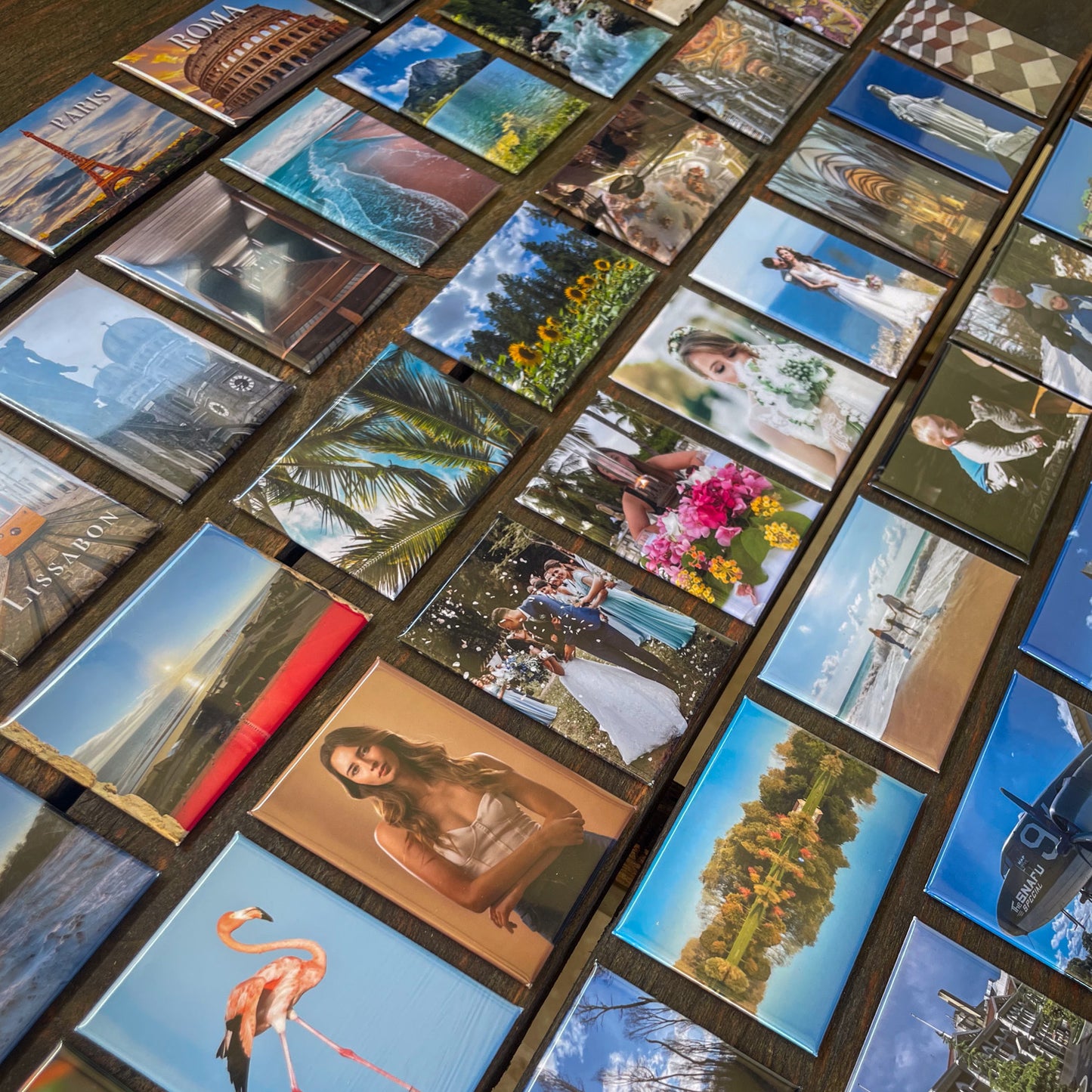 Personalized Photo Magnets – Set of 8 (Handmade)
