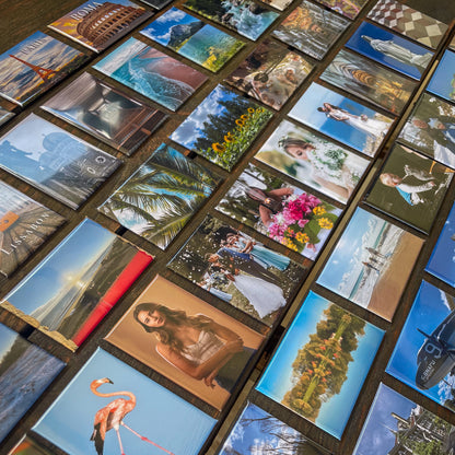 Personalized Photo Magnets – Set of 8 (Handmade)