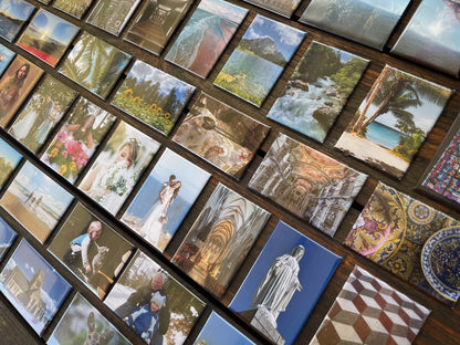 Personalized Photo Magnets – Set of 8 (Handmade)